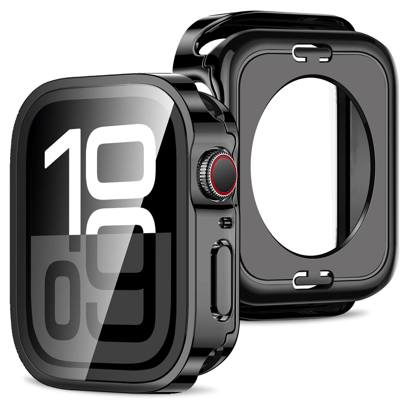 Amizee Apple Watch Series 11/10 46mm Case with Screen Protector, 2-Pack