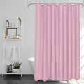 EurCross Pink Shower Curtain - Extra Long Mildew Resistant Polyester