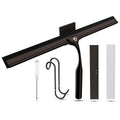 Wunset 30cm Shower Squeegee | Bronze Stainless Steel 6-Piece Set