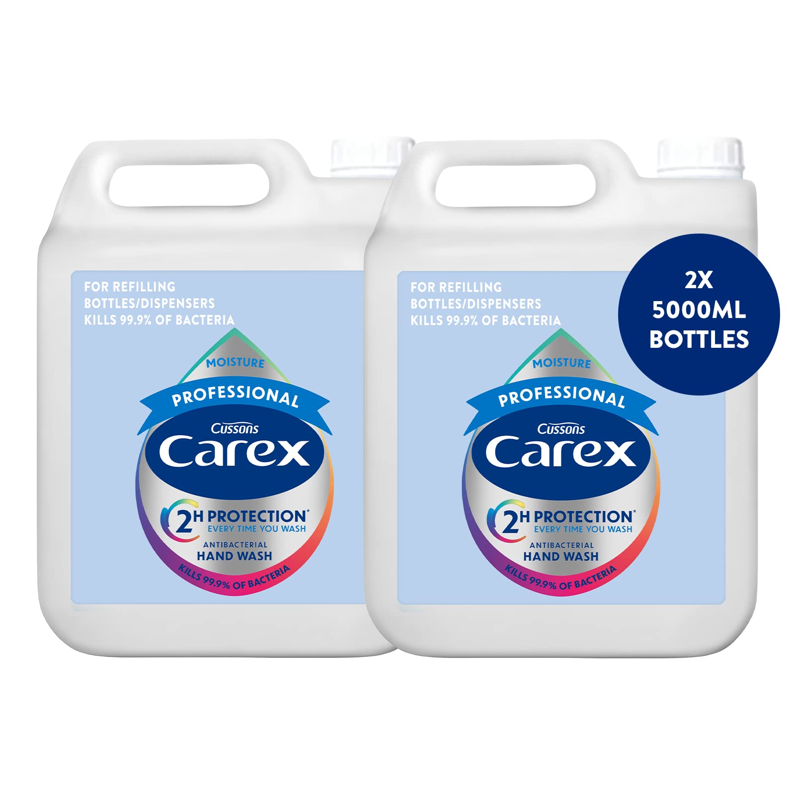 Carex Antibacterial Moisture Hand Wash Refill with Vitamin E | 2 x 500ml