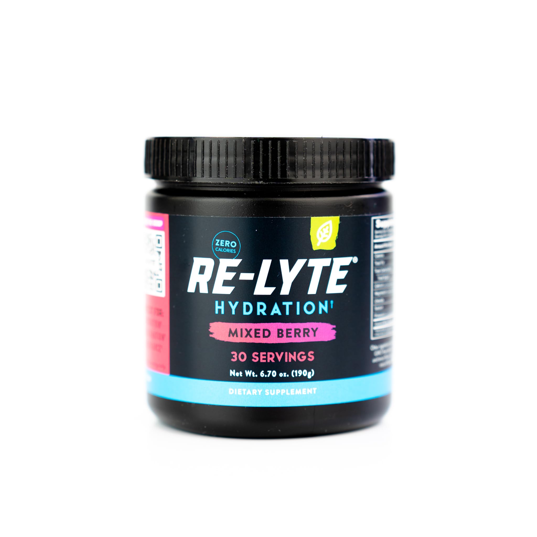 Redmond Re-Lyte Electrolyte Drink Mix – Mixed Berry Hydration Powder