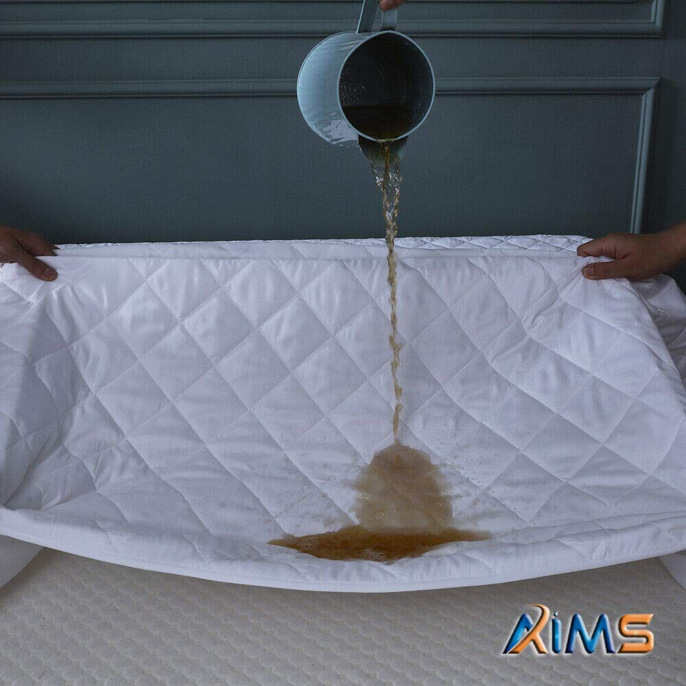 MAS International Ltd Quilted Super King Mattress Protectors - Hypoallergenic Deep Fitted Mattress Cover for Bed - image 4