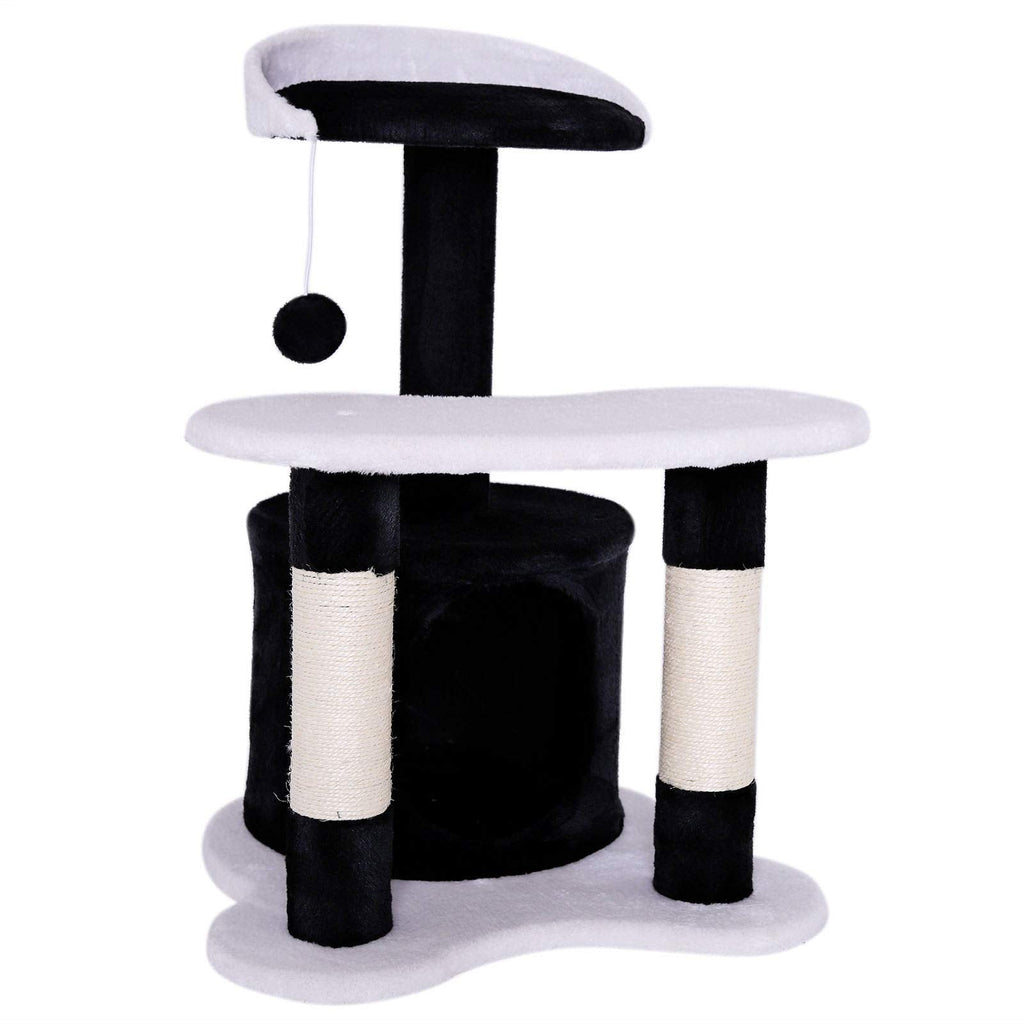 lionto dibea Cat Tree Activity Centre - 65cm Sisal Scratching Post