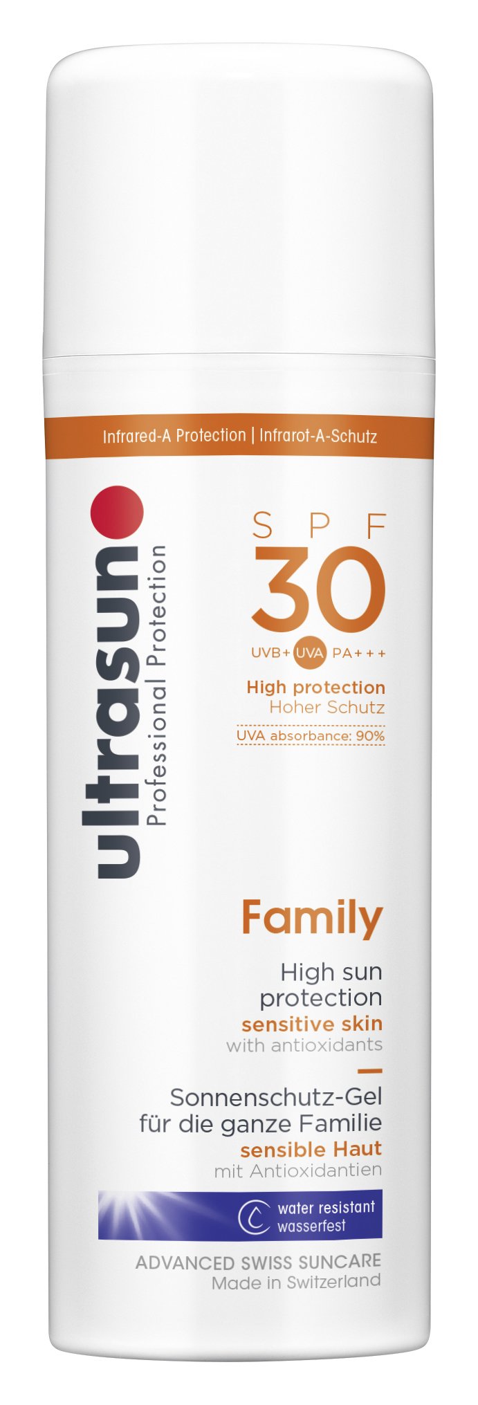 Ultrasun Family SPF 30 Sunscreen for Sensitive Skin - 150ml Lotion