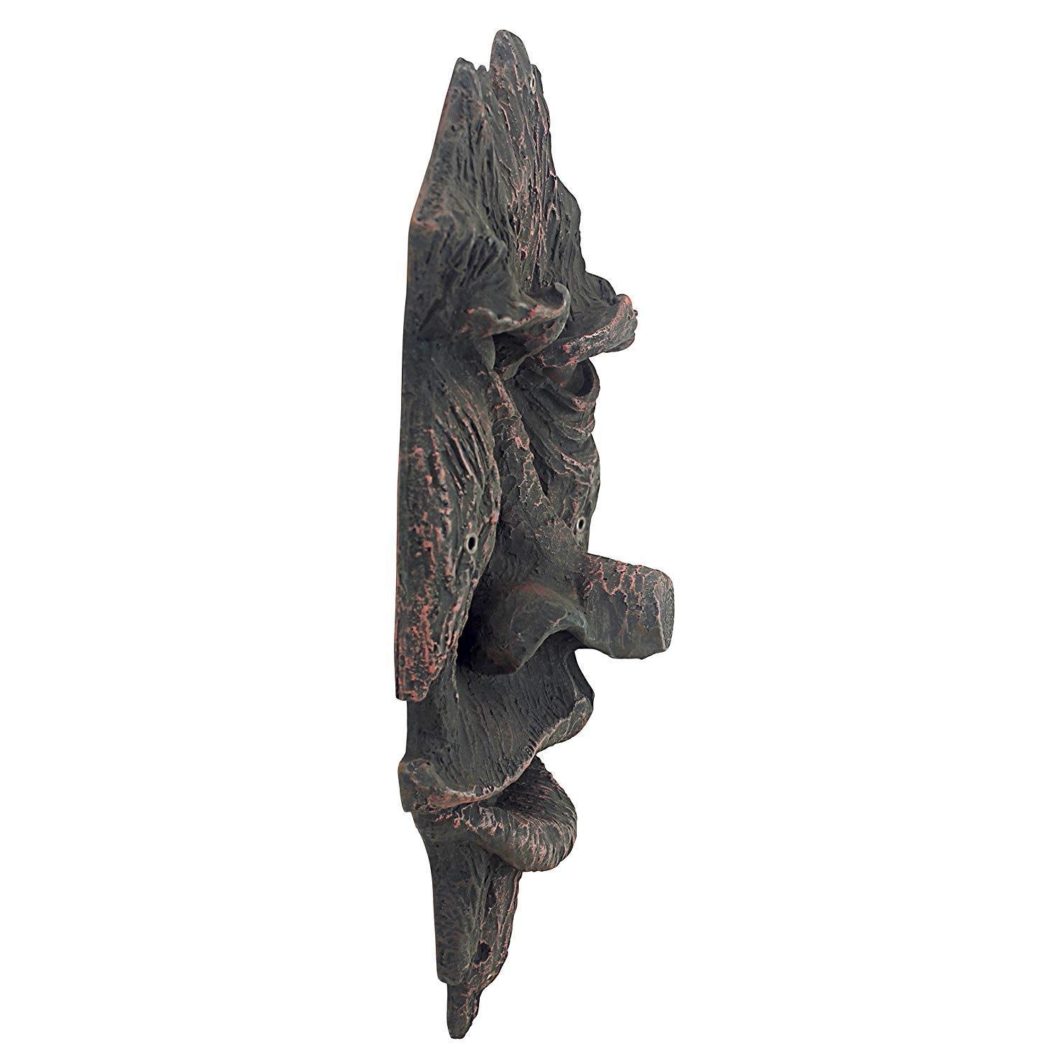 Design Toscano Greenman Tree Face Wall Sculpture - 38cm Woodtone Polyresin