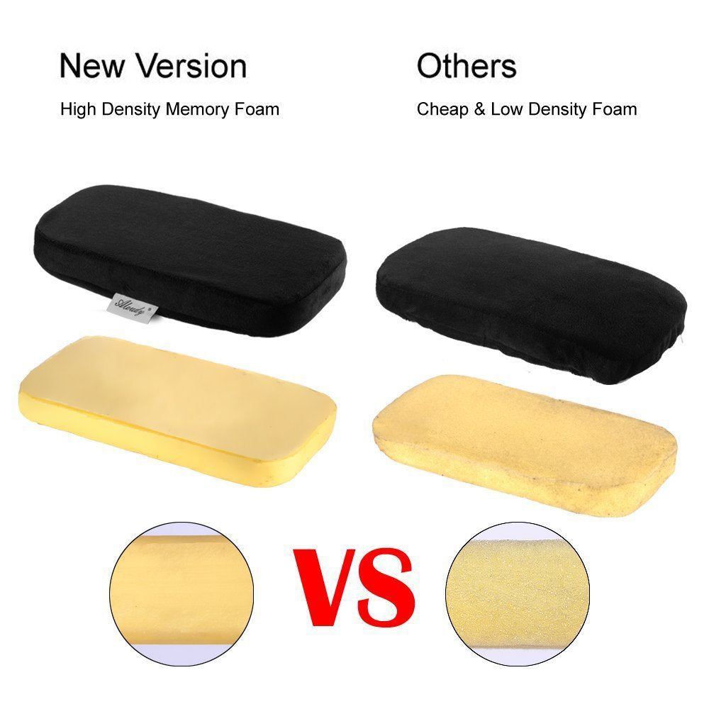 Aloudy Ergonomic Memory Foam Office Chair Armrest Pads, Comfy Gaming Chair Arm Rest Covers for Elbows and Forearms Pressure Relief - image 3