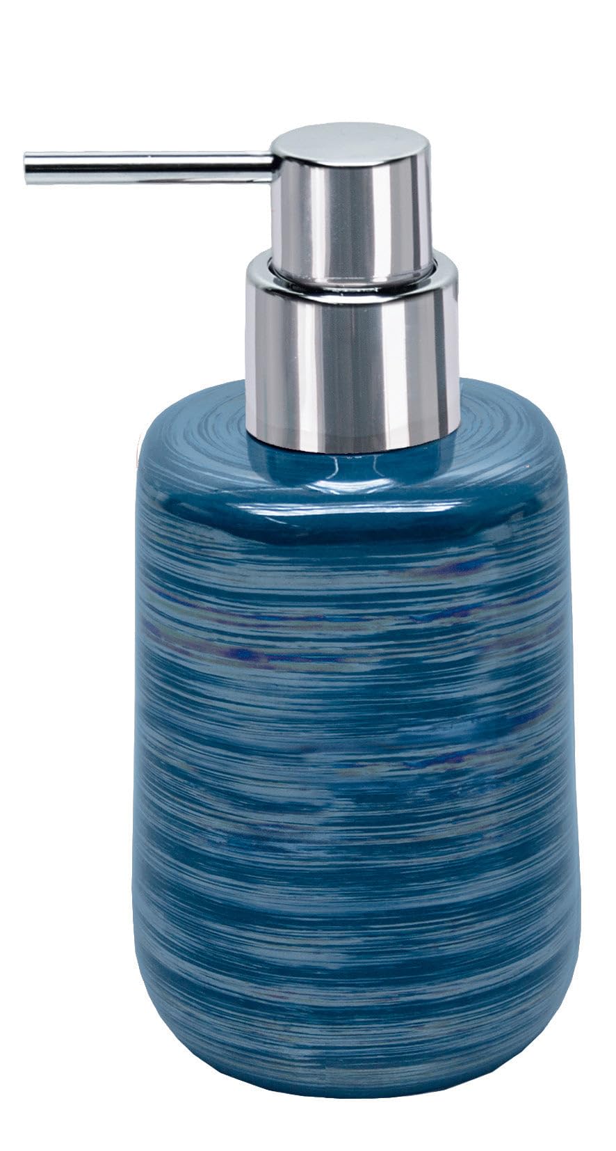Kleine Wolke Argentic Soap Dispenser | Silver Stoneware, 320ml