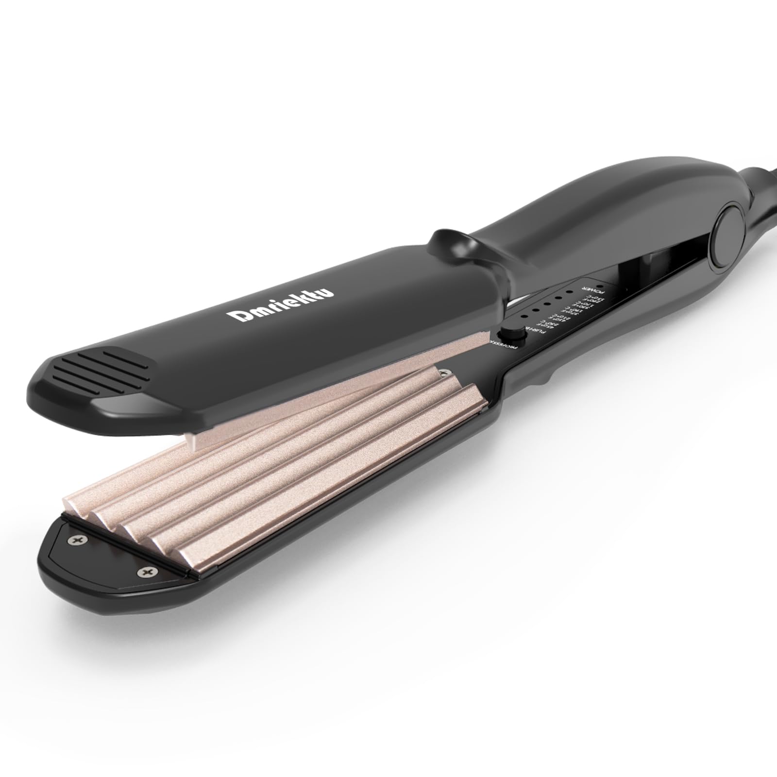 Dmriektu Hair Crimper | Ceramic Volumizing Iron with 5 Temp Settings