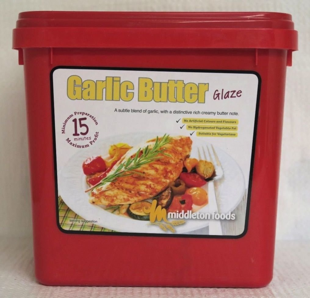 Middleton Foods Garlic Butter Meat Glaze & Marinade Mix – 2.5kg Bulk