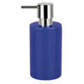Spirella Tube Soap Dispenser | Navy Stoneware Modern Bathroom Accessory