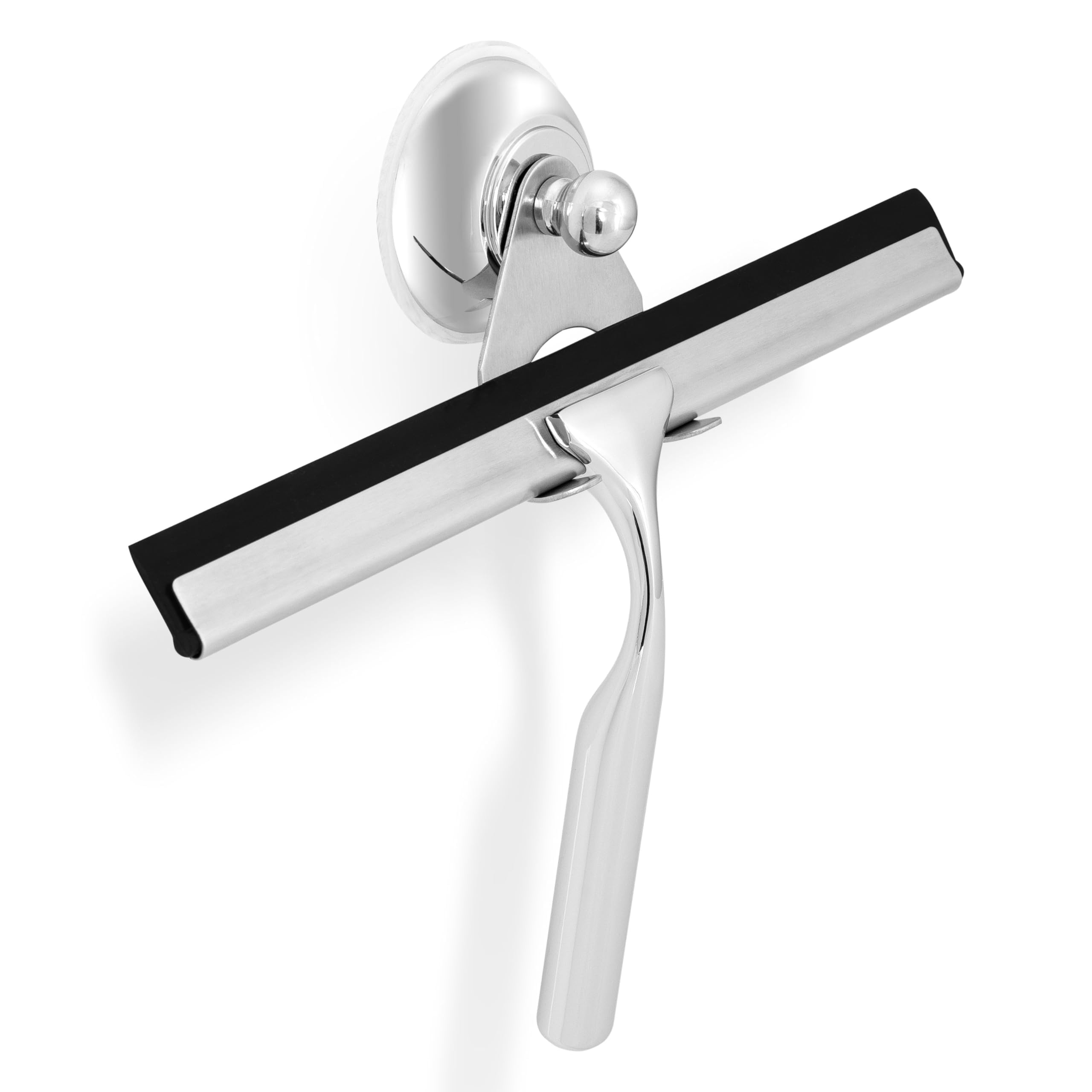 Stainless Steel Shower Squeegee – 25cm Glass Wiper Set