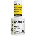 Andreia Professional Matte Top Coat – No Wipe Vegan Gel Polish, 10.5 ml