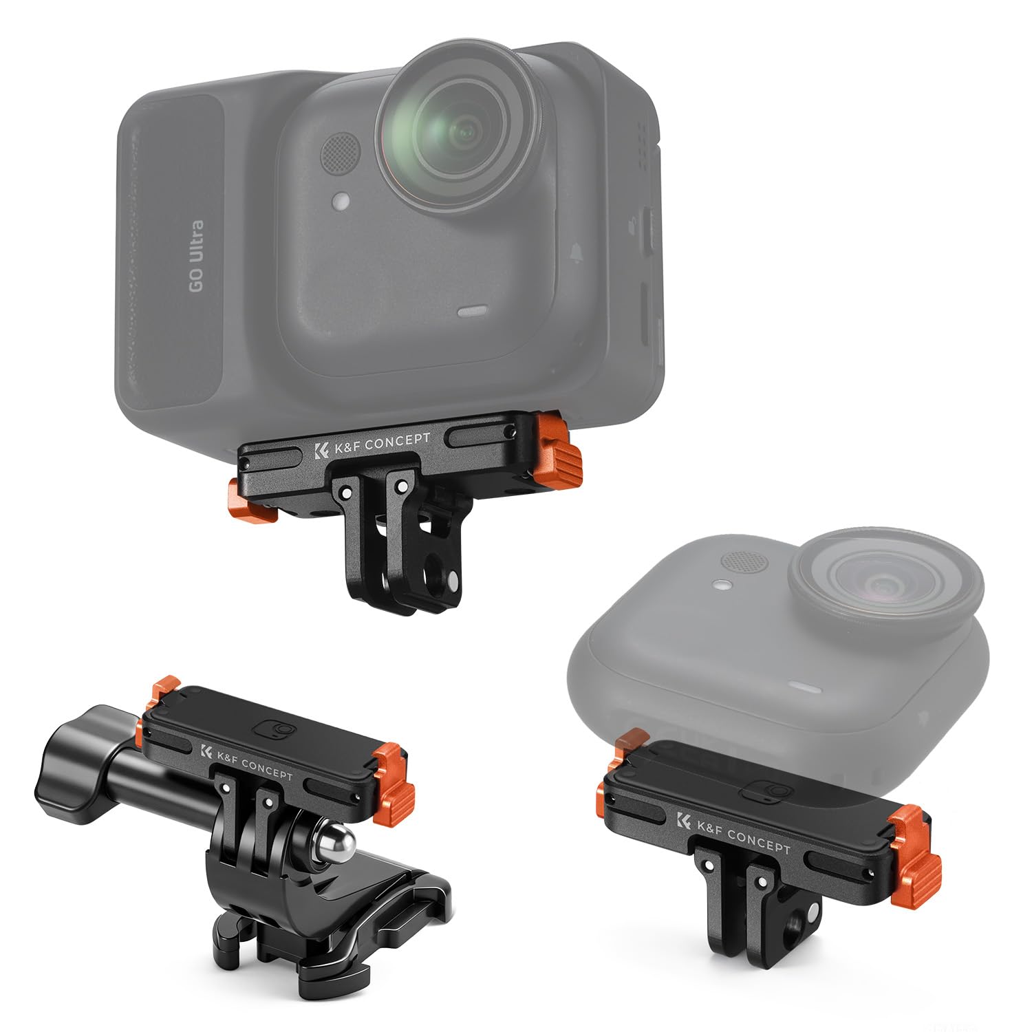 K&F Concept Magnetic Quick Release Mount for Insta360 Go Ultra