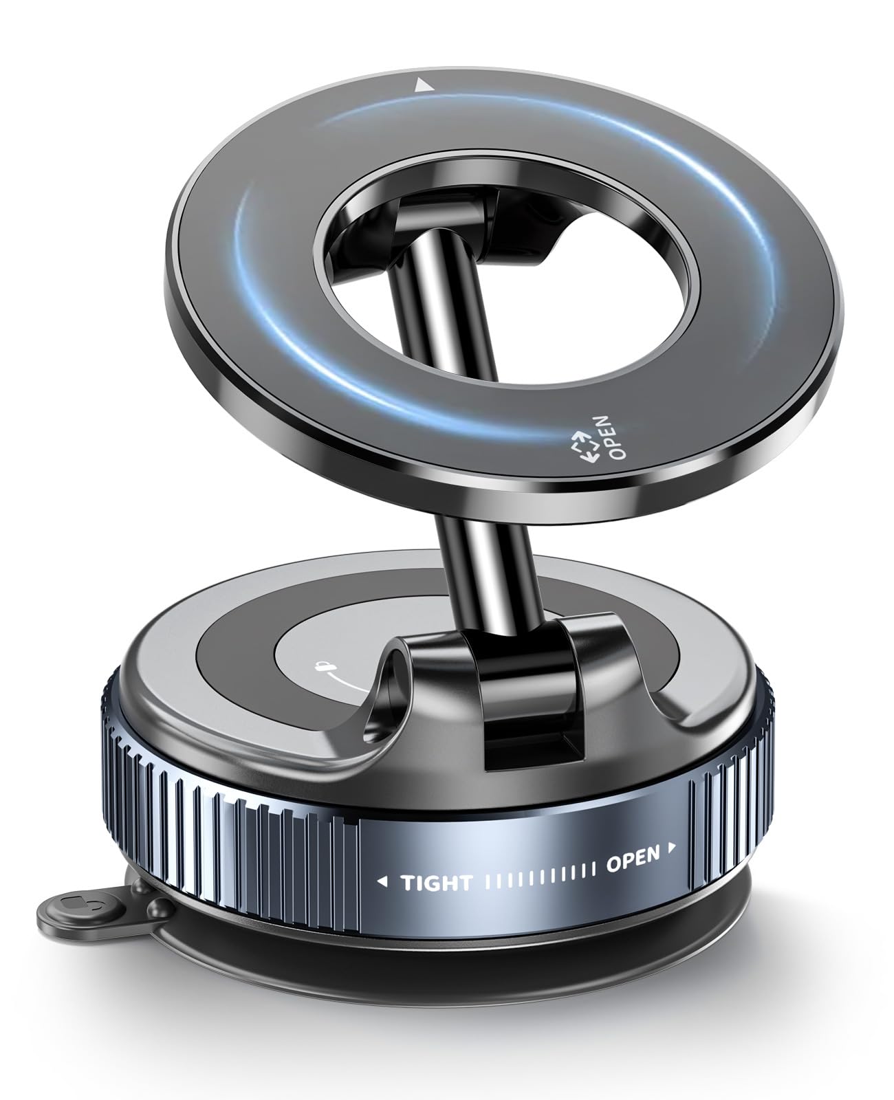 MagSafe Magnetic Phone Mount – 360° Foldable Suction Cup