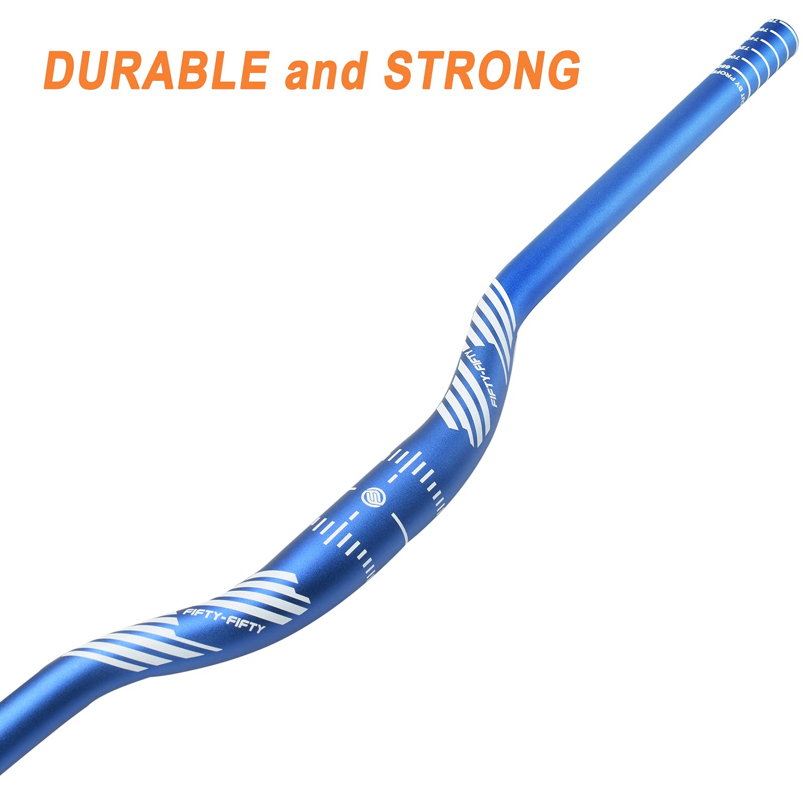 FIFTY-FIFTY MTB Riser Handlebar | 780mm Aluminum Alloy 31.8mm Blue