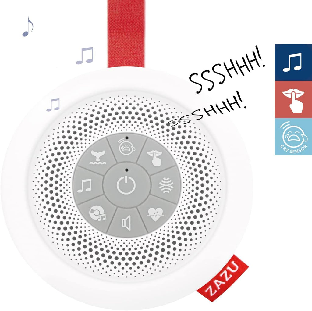 ZAZU Suzy Portable Baby Soother with White Noise & Cry Sensor