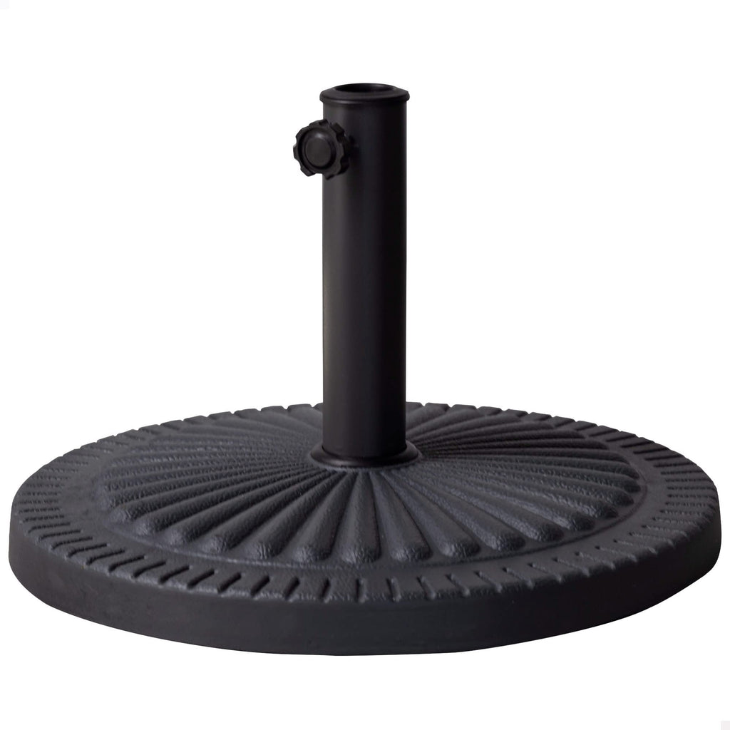 Aktive Polyresin Parasol Base - 14kg Heavyweight Outdoor Stand, Grey