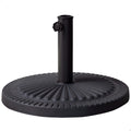 Aktive Polyresin Parasol Base - 14kg Heavyweight Outdoor Stand, Grey