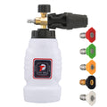 Tool Daily Foam Cannon | 1/4 Inch Quick Connect with 5 Nozzles | 1 Liter