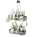 HapiRm 2-Tier Shower Caddy – Rust-Resistant Stainless Steel Hanging Shelf