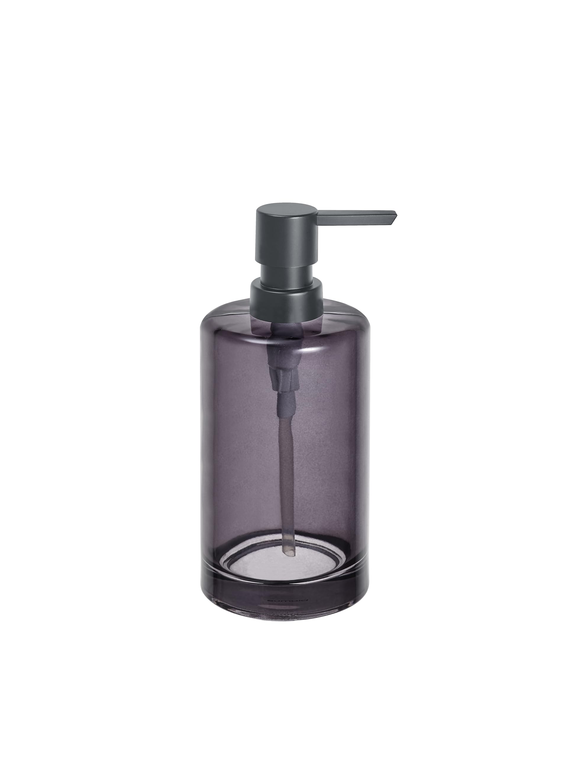 Blomus Mani Glass Soap Dispenser – Refillable Pump in Smoke Grey