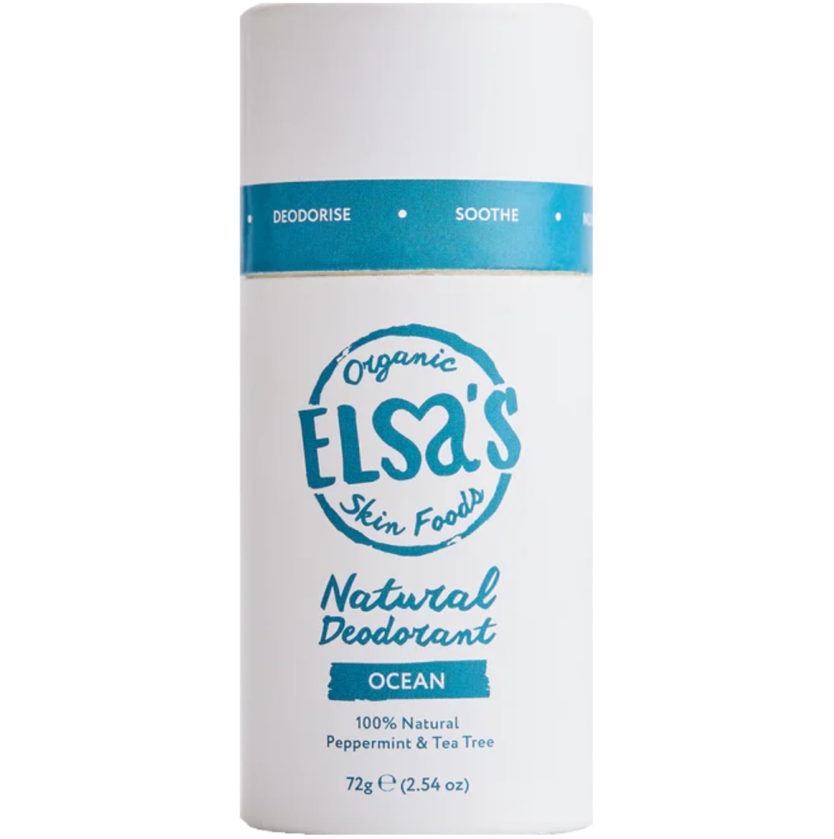 Elsa's Organic Natural Deodorant Stick – Ocean | Aluminum Free