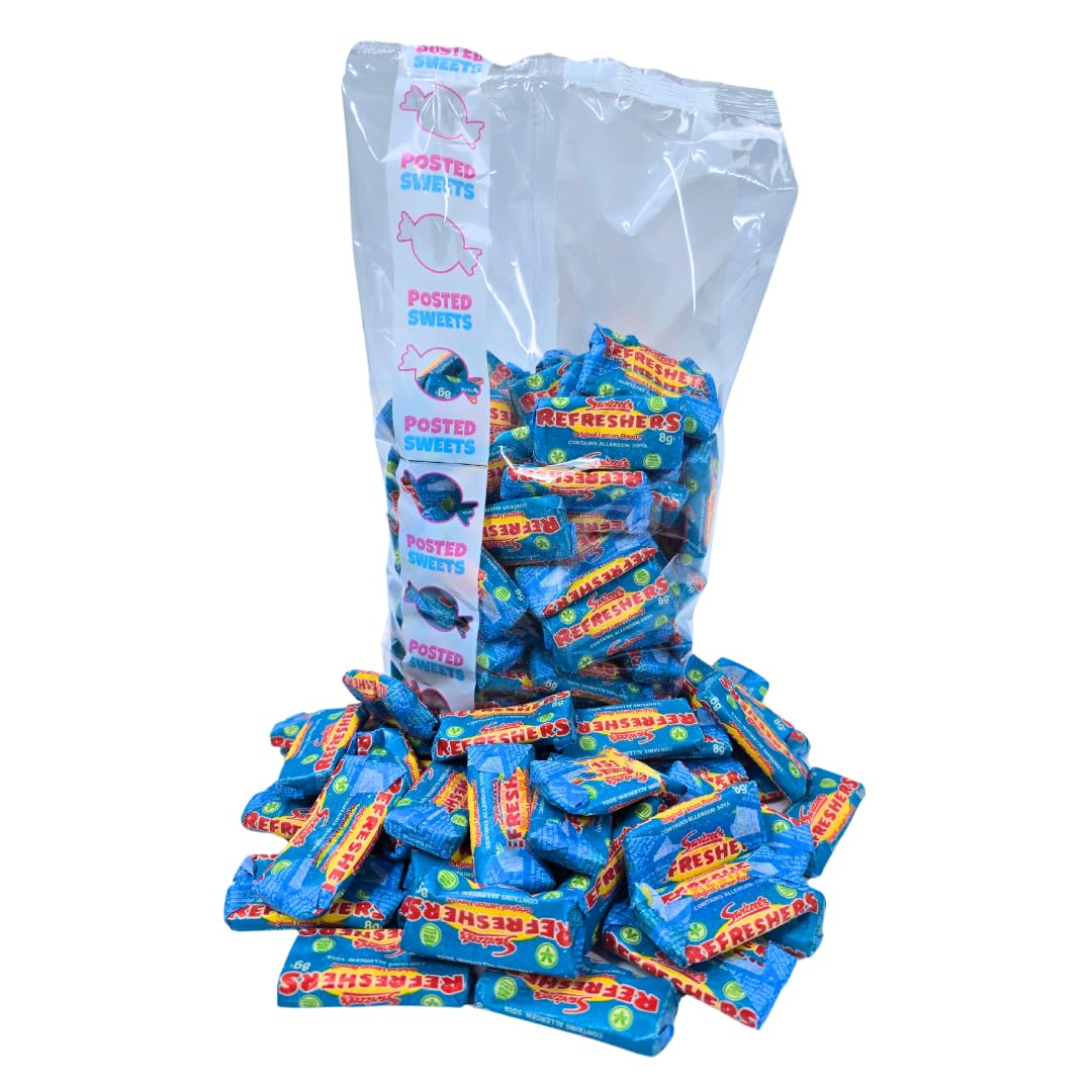 Refreshers Mini Chew Bars - 1kg Bulk Bag Original British Sweets