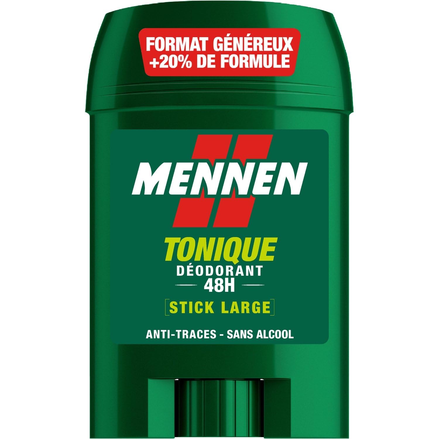 Mennen Tonique Men's Alcohol-Free Deodorant Stick, 60ml (Pack of 6)