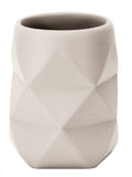 Kleine Wolke Crackle Toothbrush Holder | Polyresin Scandi Raffia