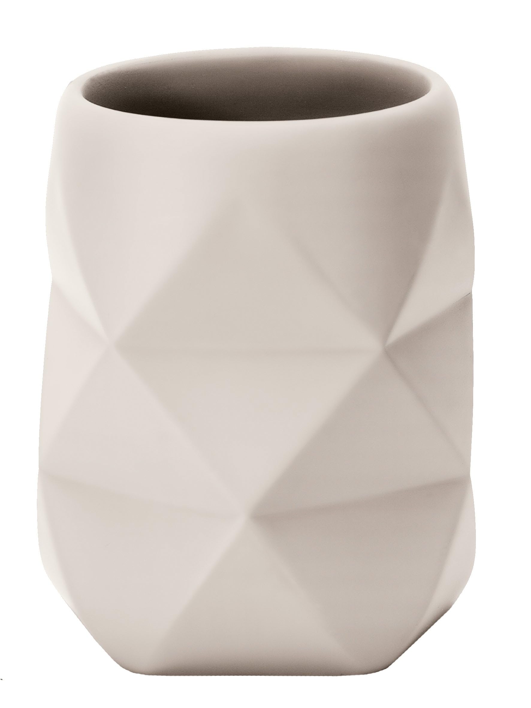 Kleine Wolke Crackle Toothbrush Holder | Polyresin Scandi Raffia