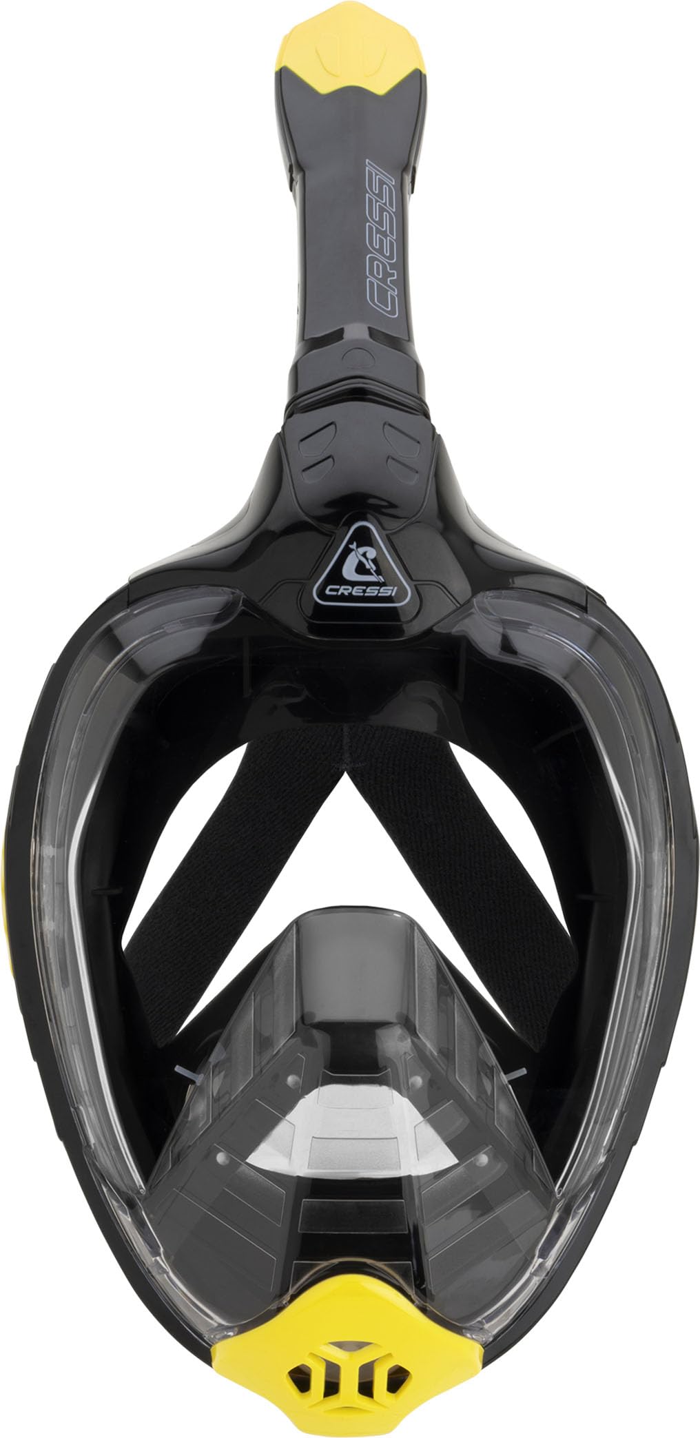 Cressi Bali Full Face Snorkel Mask - Anti-Fog Silicone with Camera Mount