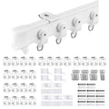3m Flexible Ceiling Curtain Track | Bendable PVC Rail Mount