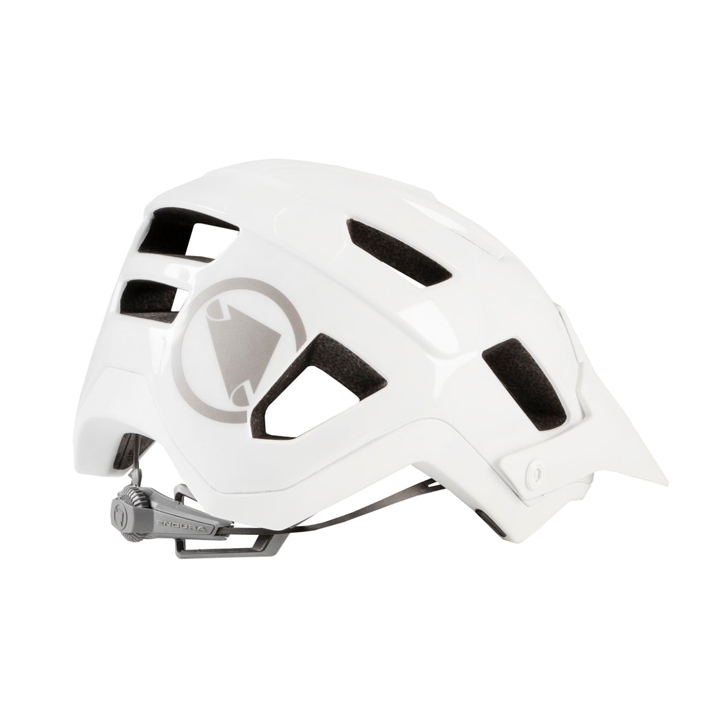 Endura Men's Hummvee Plus MTB Helmet – White, Lightweight In-Mould