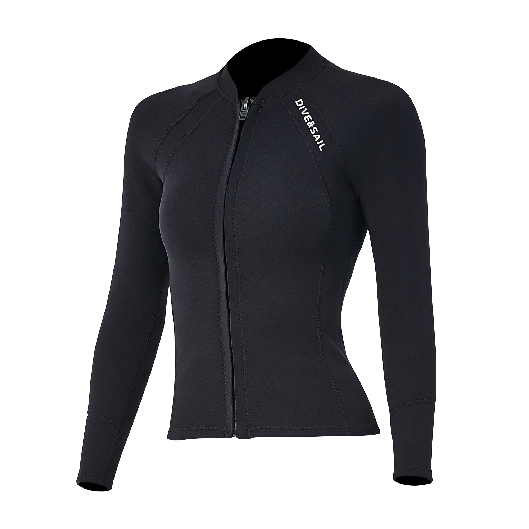 EUPTE 2mm Neoprene Wetsuit Jacket – Men's Long Sleeve Diving Top, 3XL