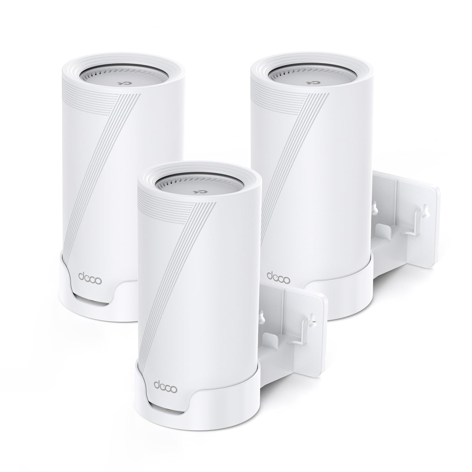 XLTTYWL WiFi 7 Wall Mount Kit for TP-Link Deco BE85/BE95 - White, 3 Pack