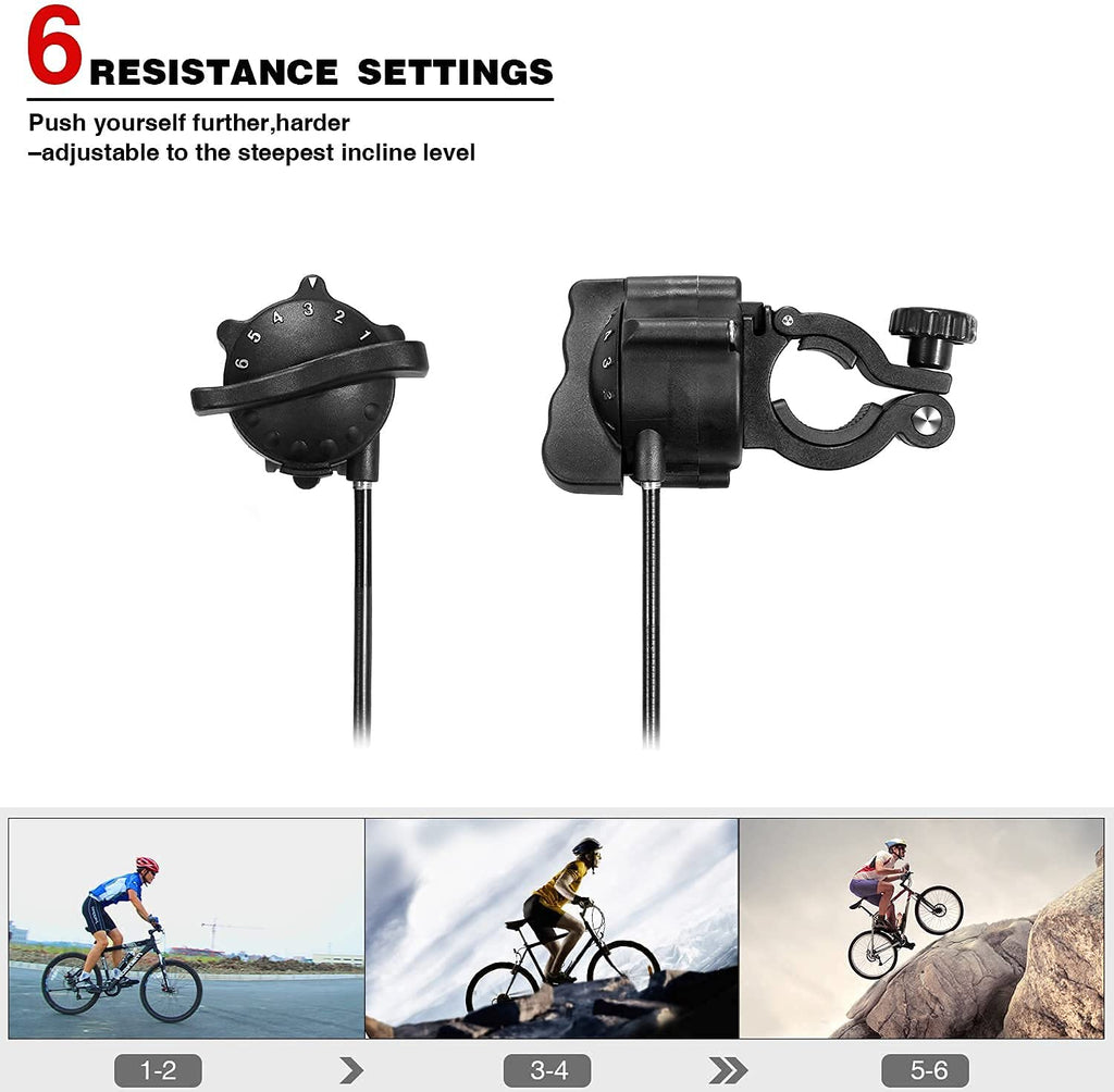 Sportneer Bike Trainer | 6-Speed Magnetic Indoor Steel Bicycle Stand