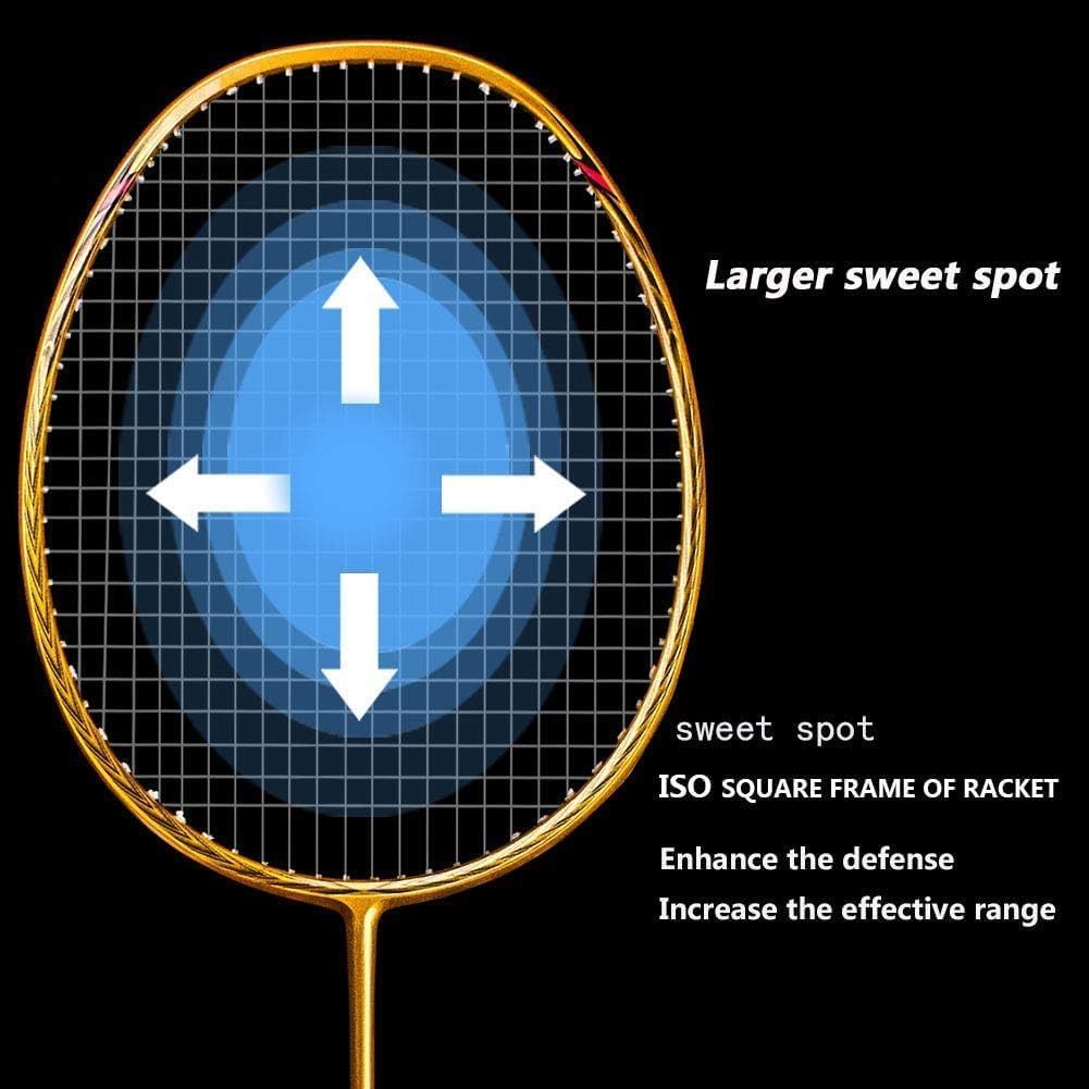 Senston N80 Carbon Fiber Badminton Racket | Lightweight 80g with Bag