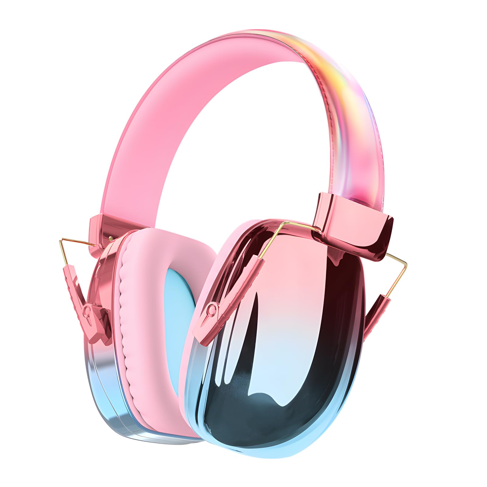 JYPS Kids Ear Defenders | Noise Cancelling Earmuffs for Autism - Pink