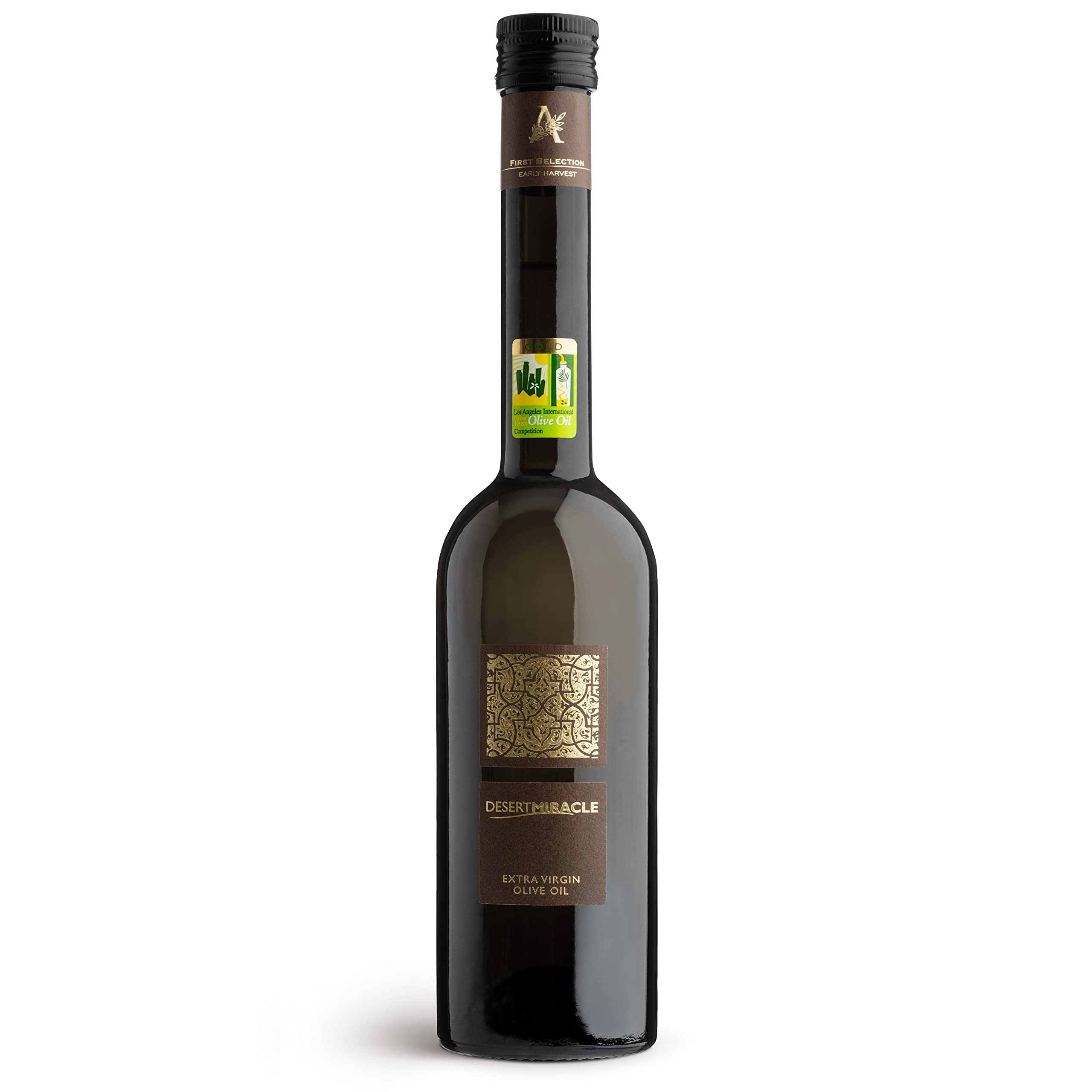 DesertMiracle Organic Extra Virgin Olive Oil | High Polyphenol – 17 Fl Oz