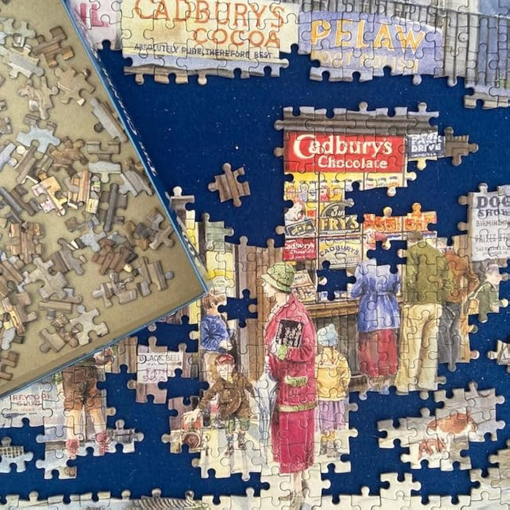 Gibsons Corner Shop 500 Piece Jigsaw Puzzle – Nostalgic British Scene