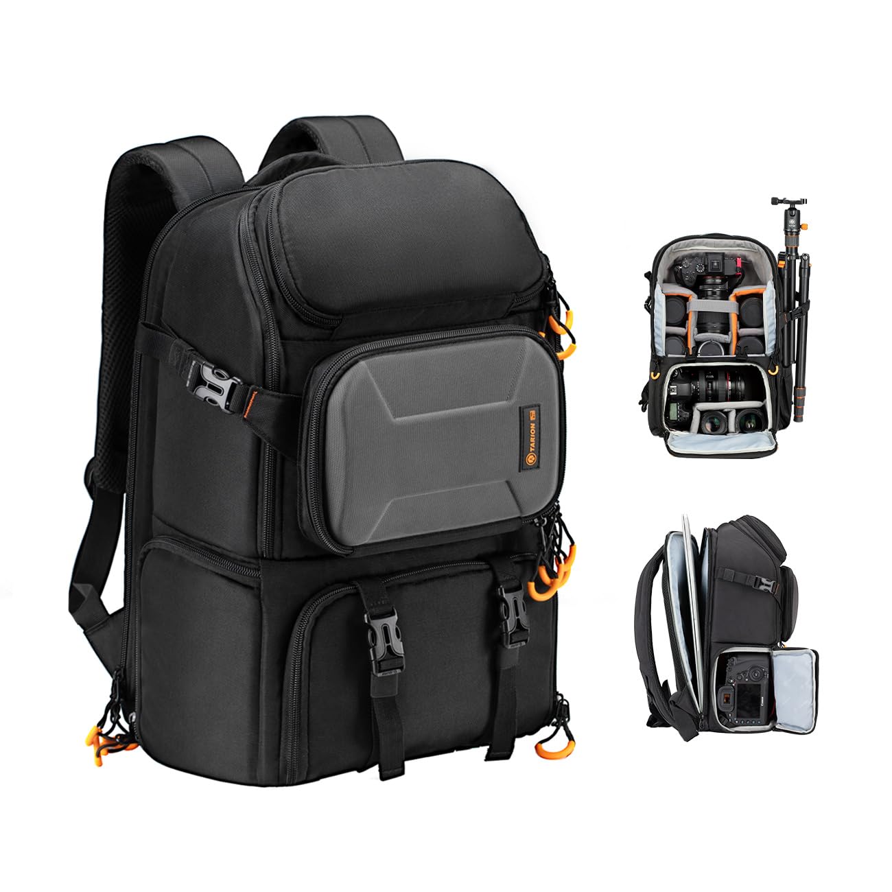 TARION 15L Camera Backpack - Waterproof DSLR Bag with 15.6" Laptop Slot