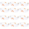 Jolof Store Safety Glasses – 12 Pack Clear Scratch Resistant Eyewear
