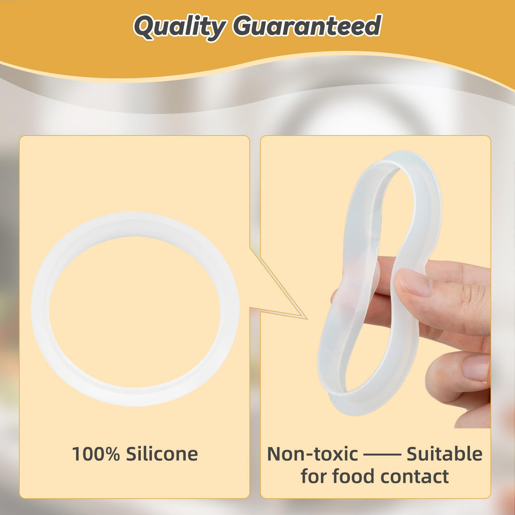 Hibbent Silicone Kitchen Sink Drain Gasket - Standard Size 1 Pack