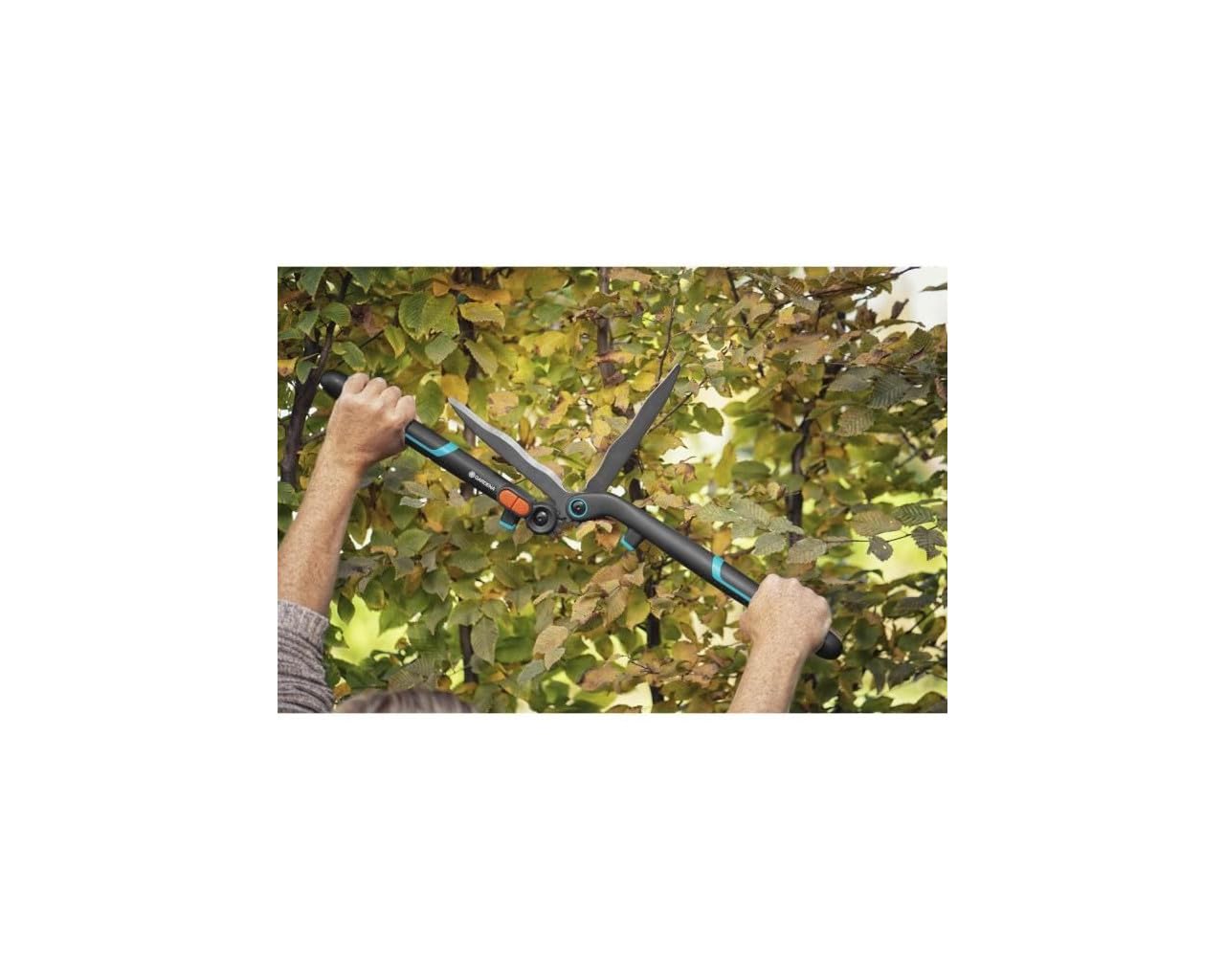 Gardena 2in1 EnergyCut Hedge Shears – Heavy Duty Serrated Steel