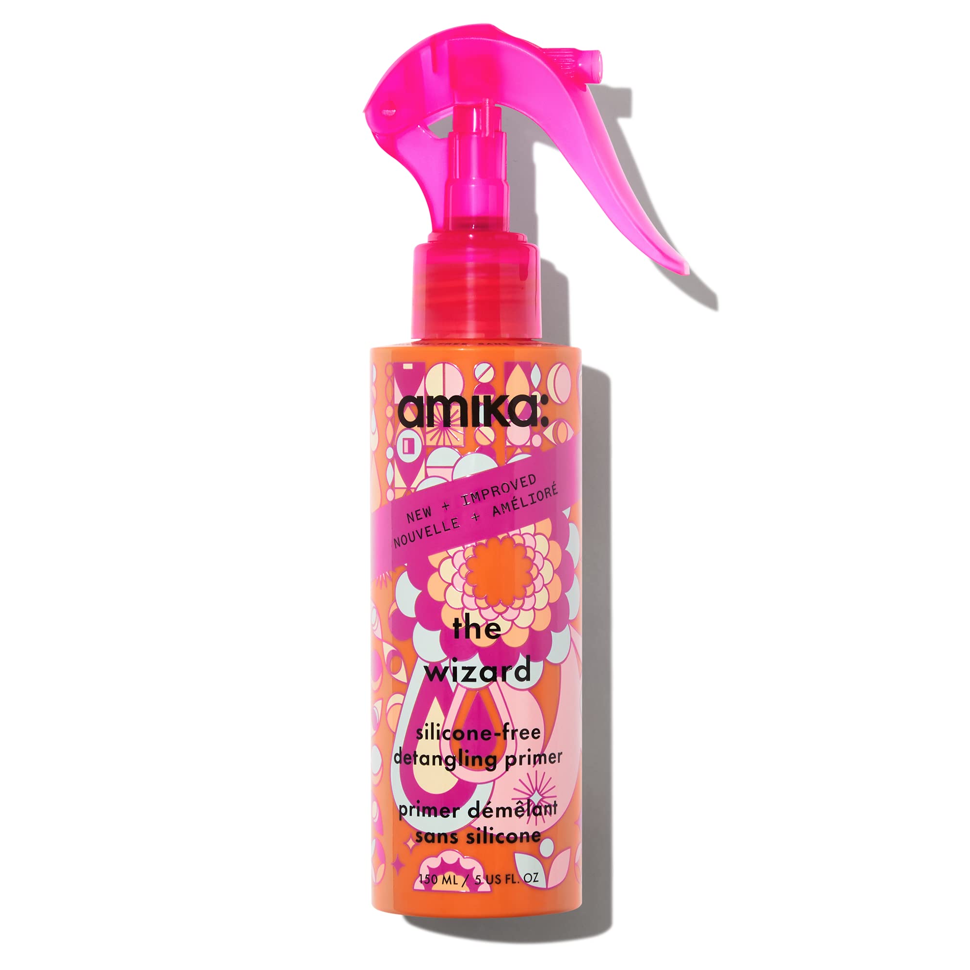 amika The Wizard Silicone-Free Detangling Primer & Heat Protectant