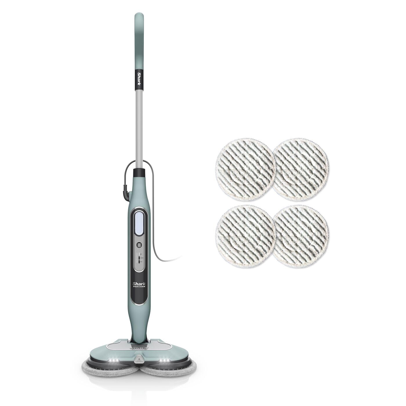 Shark Automatic Steam and Scrub Mop with Steam Blaster - Sage Green