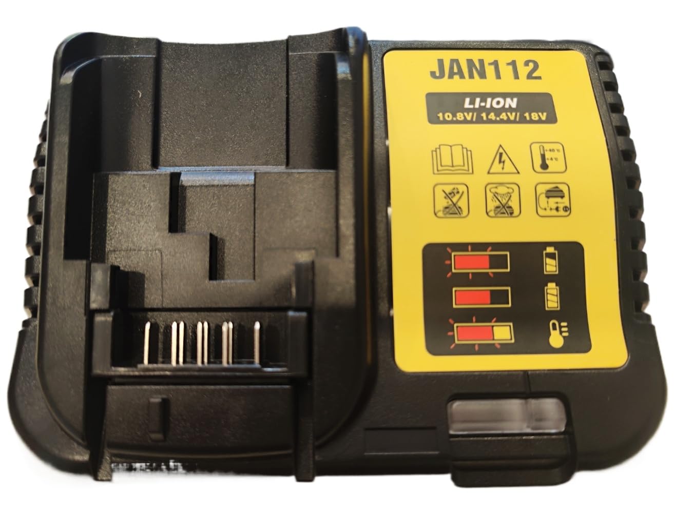 JANRI JAN112 Fast Li-Ion Battery Charger for Dewalt 12V 20V MAX XR