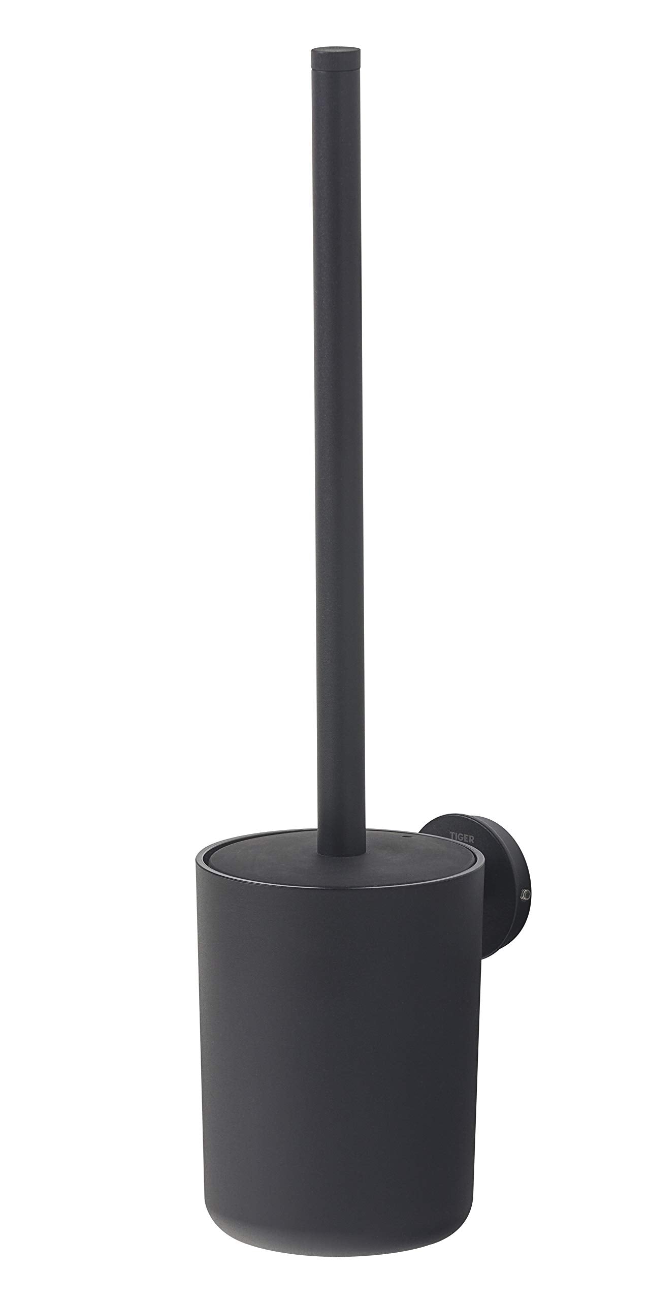 Tiger Urban Toilet Brush and Holder | Black Stainless Steel | Wall Mounted