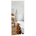 Dripex Frameless Rectangle Wall Mirror | 110x45cm Bevelled Edge Glass