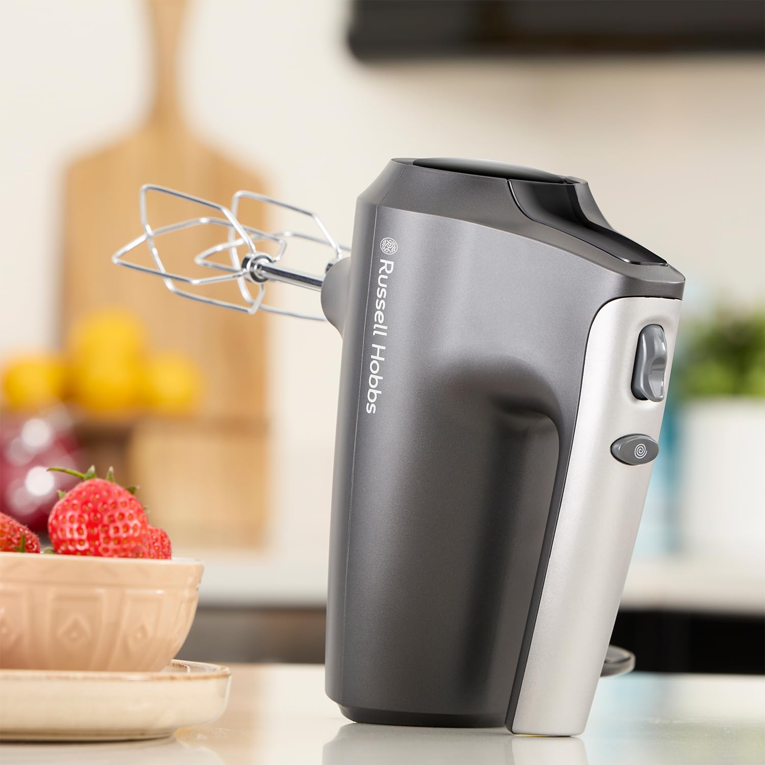 Russell Hobbs Hand Mixer | 5-Speed Electric Whisk in Matte Charcoal